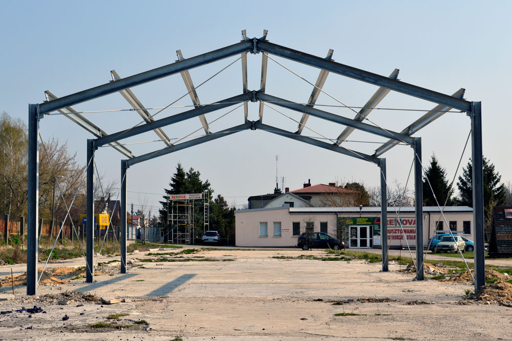 Konstrukcje stalowe - hala stalowa
